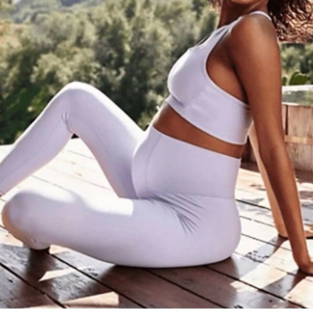 NWT FREE PEOPLE MOVEMENT X HATCH NEVER BETTER MATERNITY LEGGINGS ORCHIRD SIZE S
